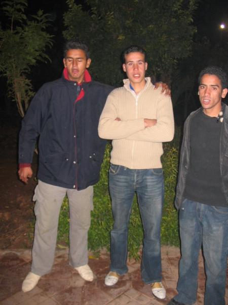 yassine avec abdeljalil et abdelkhalek